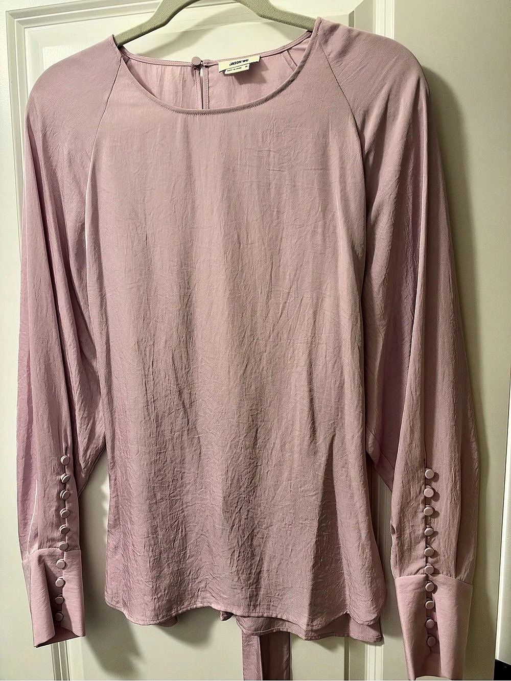 Jason Wu Pink Blouse Size 10 Like New